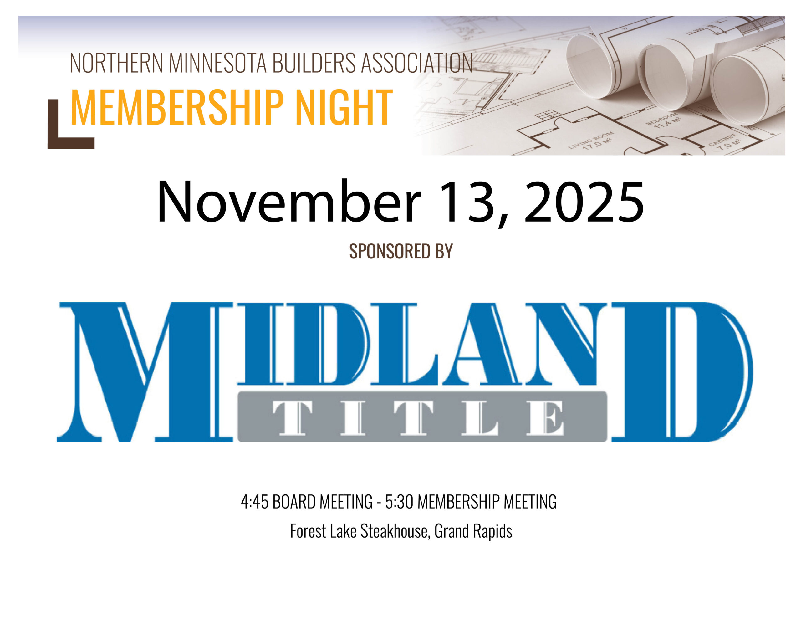 November Membership Night 2025 November Membership Night 2025