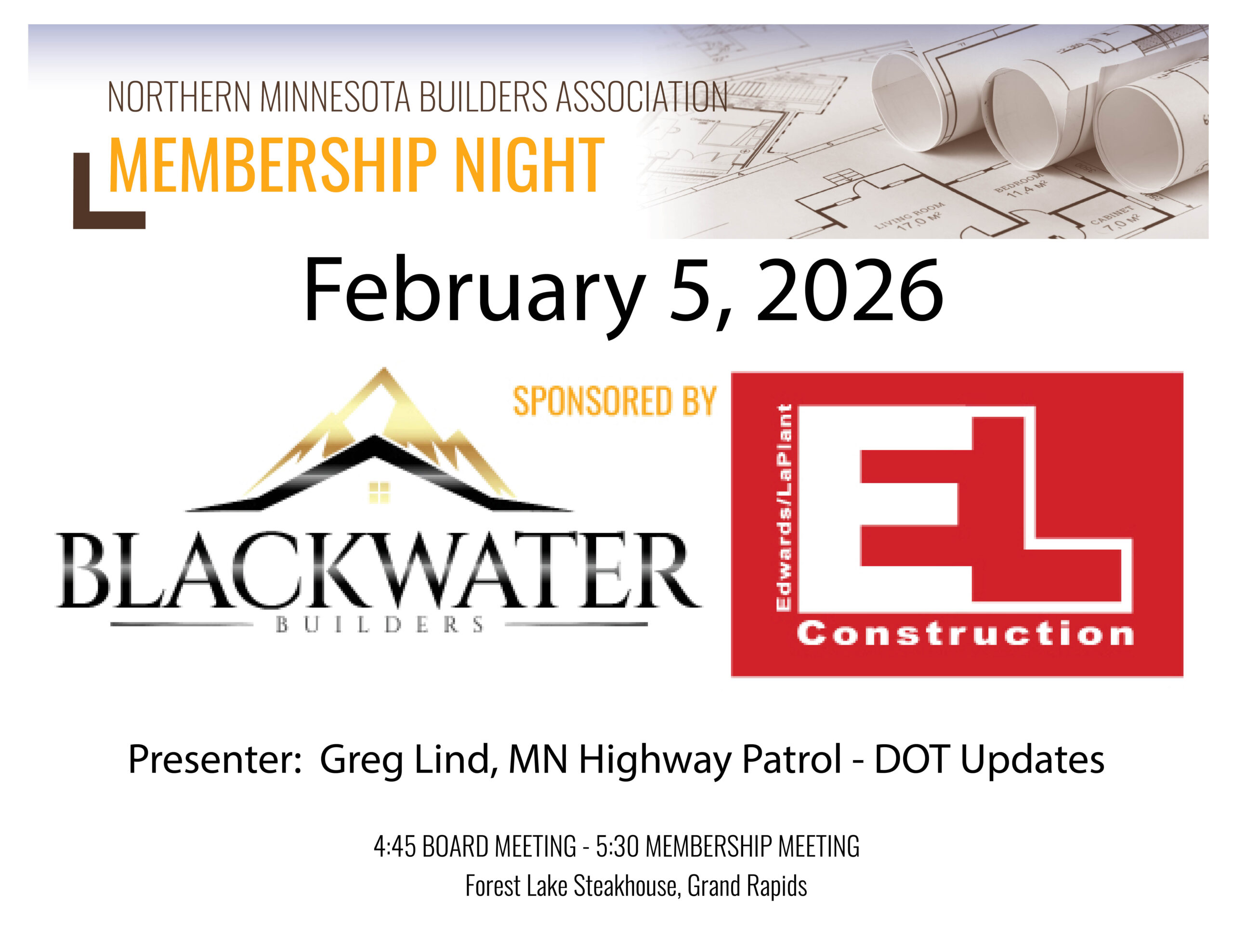 February Membership Night Email